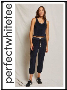 perfectwhitetee gogo loop terry sweatpant